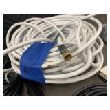 Assorted Collection of VGA, HDMI, and DVI Cables with Coaxial Cable