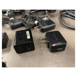 Lot of 15 Assorted Power Adapters and Cables