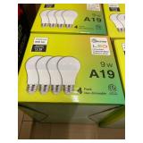 Collection of LED Light Bulbs and 3D Lamp Illusion Sets