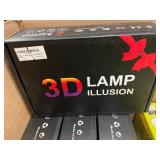 Collection of LED Light Bulbs and 3D Lamp Illusion Sets