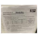 Set of 5 Metro InterMetro White Cart/RV Covers