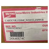 Set of 5 Metro InterMetro White Cart/RV Covers