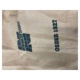 Set of 6 Vintage Bank Money Bags from F&M Marquette National Bank and Norwest Banks