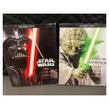 Collection of 9 DVDs and Blu-rays including Star Wars and Schindler