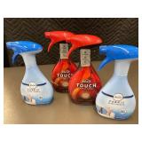 Set of 4 Febreze Fabric Sprays with Various Scents