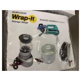 Better Homes & Gardens Outdoor Candles, KitchenAce Milk Frother & Wrap-It Storage Straps Set