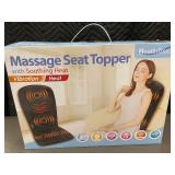 HealthTouch Massage Seat Topper with Soothing Heat