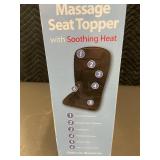 HealthTouch Massage Seat Topper with Soothing Heat