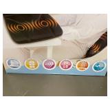 HealthTouch Massage Seat Topper with Soothing Heat