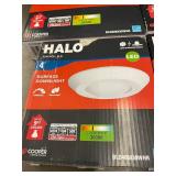 Set of 4 Halo LED Surface Downlights, 6-Inch and 4-Inch