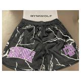 Gymwolf Basketball Shorts with Electric Design Large