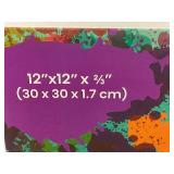 Davelou Wood Panels for Artists - 12X12 4 Pack