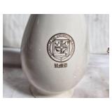 Vintage Glassware and Ceramic including Wabasso Goblet, UMD Vase and More