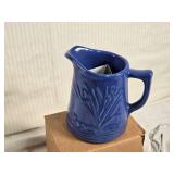 Pyrex England Bowls, Glass Sundae Dishes, and Red Wing Pottery Pitcher