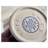 Pyrex England Bowls, Glass Sundae Dishes, and Red Wing Pottery Pitcher