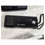 Vintage Camera Collection including a Canon Sure Shot Owl, Kodak Instamatic 100, and Kodak Colorburst 200 instant camera, Flash Bulbs