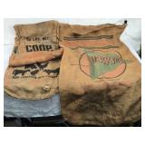 Vintage Burlap Feed Sacks - Coop and Dawson
