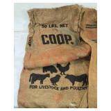 Vintage Burlap Feed Sacks - Coop and Dawson