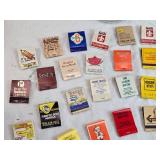 Vintage Matchbook Collection in  Jars