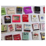Vintage Matchbook Collection in  Jars