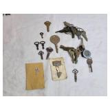 Assorted Vintage and Modern Keys