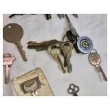 Assorted Vintage and Modern Keys