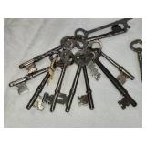 Skeleton Keys and Wind Up Keys (Probably Clock Keys)