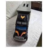 Redbox Goodyear Toy Semi-Truck Hot Wheels / Matchbox Cars Case filled with Cars