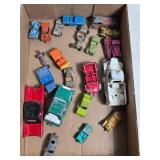 Vintage Collection of Die-Cast Toy Cars and Trucks