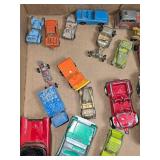 Vintage Collection of Die-Cast Toy Cars and Trucks