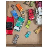 Vintage Collection of Die-Cast Toy Cars and Trucks