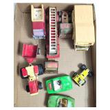 Collection of Vintage Tonka Toy Trucks and Others