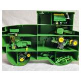 John Deere Toy Tractor Case with Toys Inside