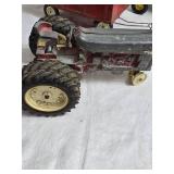 Vintage Farm Toys with Tractor, Wagons, and Conveyor - International, John Deere