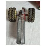 Vintage Farm Toys with Tractor, Wagons, and Conveyor - International, John Deere