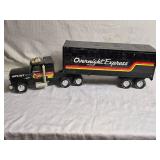 Nylint Vintage Overnight Express Semi Truck and Trailer