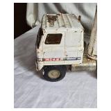 Vintage Ertl Toy Truck and Trailer with another Truck