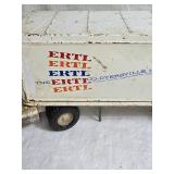 Vintage Ertl Toy Truck and Trailer with another Truck