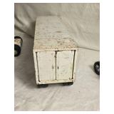 Vintage Ertl Toy Truck and Trailer with another Truck