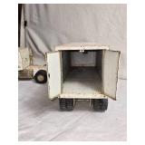 Vintage Ertl Toy Truck and Trailer with another Truck