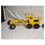 Pair of Vintage Yellow Tonka Construction Graders