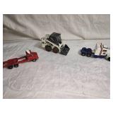 Die-Cast Toy Vehicles Including Tractor and Trucks