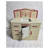 Vintage Wolverine Toy Metal Kitchen Sink with Shelves