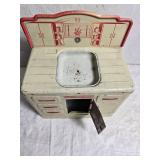 Vintage Wolverine Toy Metal Kitchen Sink with Shelves