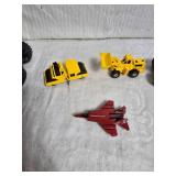 Assorted Die-Cast Toy Vehicles and Figures
