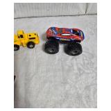 Assorted Die-Cast Toy Vehicles and Figures