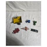 Vintage Die-Cast Toy Vehicles Including MidgeToys and Playart Tractors