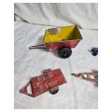 Vintage Die-Cast Toy Vehicles Including MidgeToys and Playart Tractors