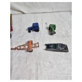 Vintage Die-Cast Toy Vehicles Including MidgeToys and Playart Tractors