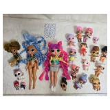Collection of LOL Surprise Dolls with Accessories